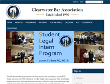 Tablet Screenshot of clearwaterbar.org